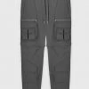 Man Casual Trousers 2-in-1 Hardware Cargo Pants - Grey