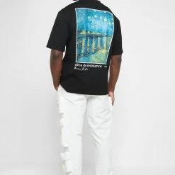 Man T-Shirts T-SHIRTS & TOPS Van Gogh Graphic T-Shirt - Black