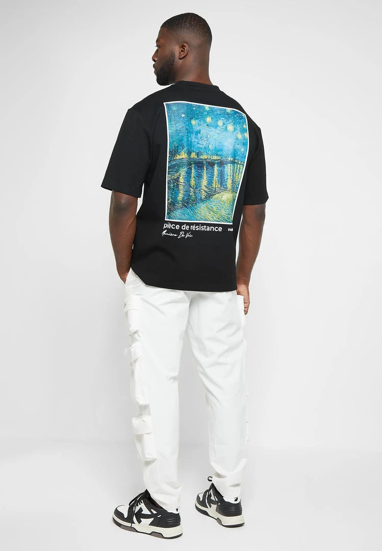 Man T-Shirts T-SHIRTS & TOPS Van Gogh Graphic T-Shirt - Black