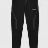 Man Tracksuit Bottoms TRACKSUITS Taped Tech Track Pants - Black
