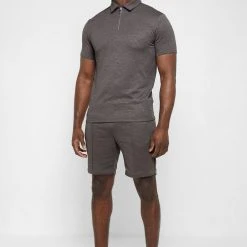 Man Shorts Jacquard Shorts - Grey SHORTS SETS