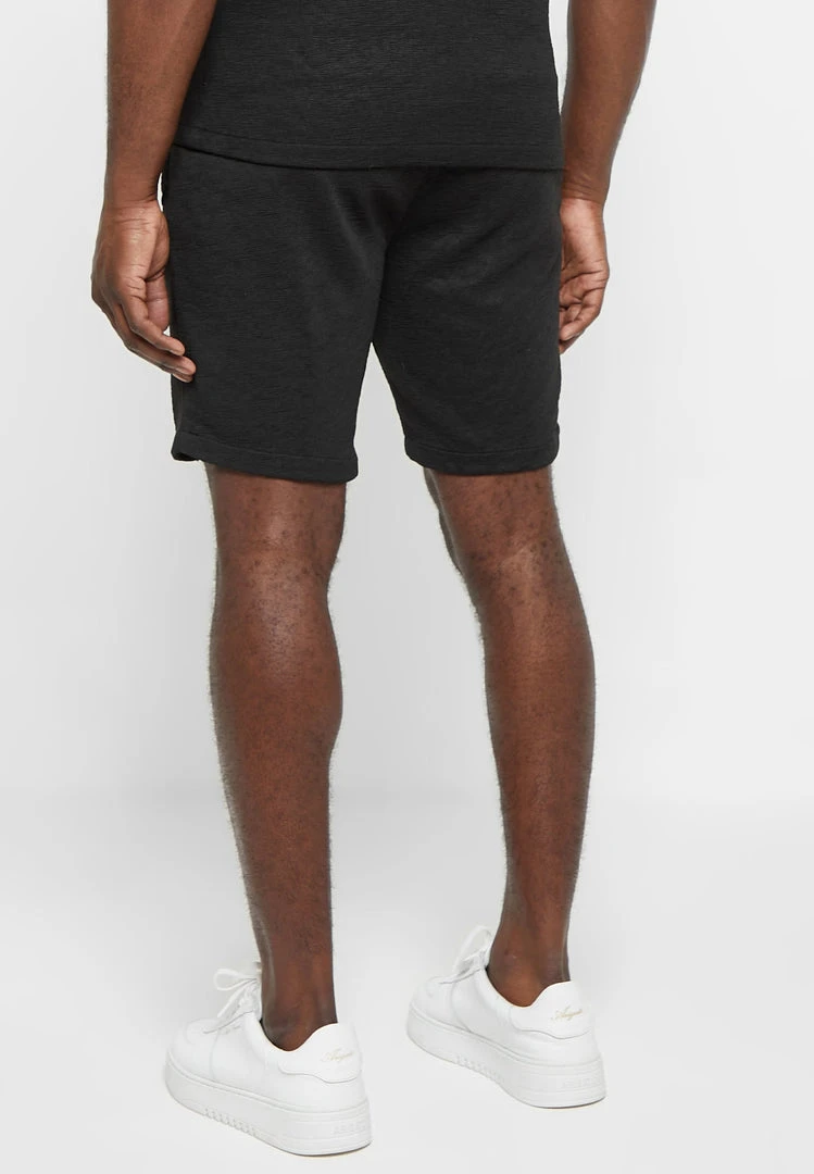 Man Shorts Jacquard Shorts - Black
