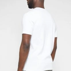 Man T-Shirts Technical Cargo Pocket T-Shirt - White