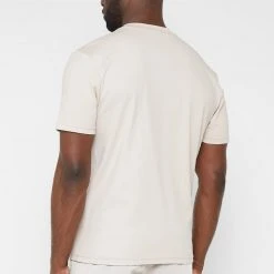 Man T-Shirts Technical Cargo Pocket T-Shirt - Stone