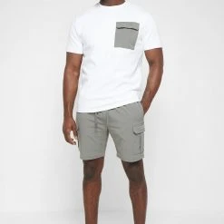 Man Shorts SHORTS SETS Technical Cargo Shorts - Olive