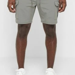 Man Shorts SHORTS SETS Technical Cargo Shorts - Olive
