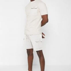 Man Shorts SHORTS SETS Technical Cargo Shorts - Stone