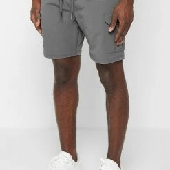 Man Shorts Technical Cargo Shorts - Grey