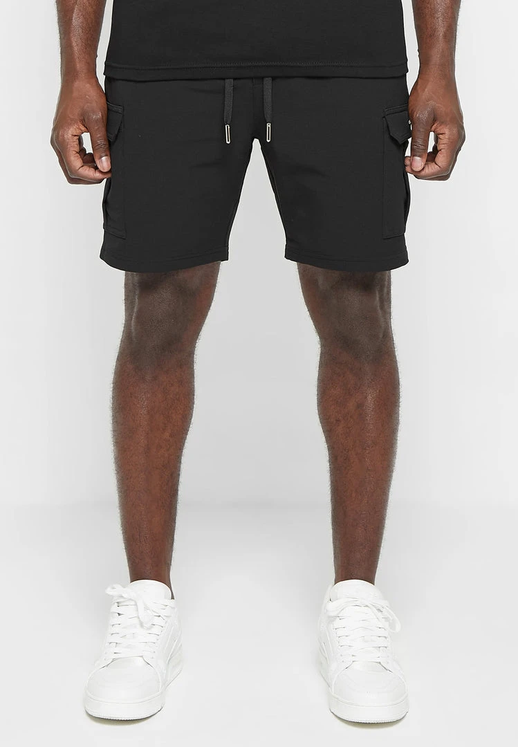 Man Shorts SHORTS SETS Technical Cargo Shorts - Black