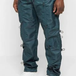Man Casual Trousers Bungee Cargo Pants - Green