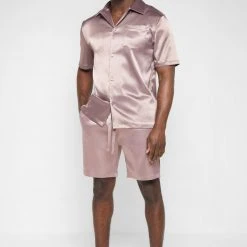 Man Shorts Satin Shorts - Pink