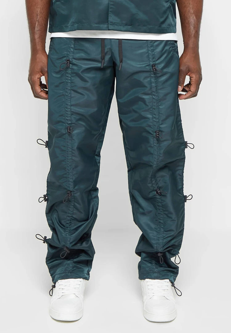Man Casual Trousers Bungee Cargo Pants - Green