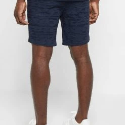 Man Shorts Textured Linen Shorts - Navy SHORTS SETS