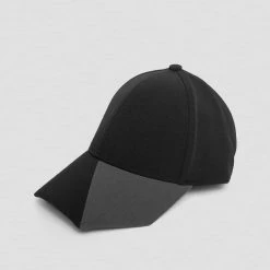 Man Accessories Angular Tech Cap - Black / Charcoal