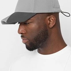 Man Accessories Angular Tech Cap - Grey