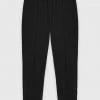 Man Tracksuit Bottoms TRACKSUITS Matte Popper Track Pants - Black
