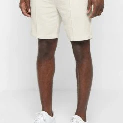 Man Shorts Jacquard Shorts - Beige