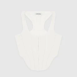 Woman Tops TOPS & T SHIRTS Boucle Corset Top - Cream