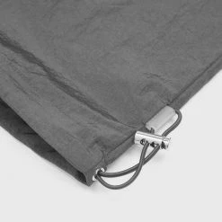 Man Casual Trousers Crinkled Nylon Pant - Grey