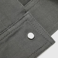 Man Jackets CO-ORDS Cotton Canvas Cargo Jacket - Olive Green