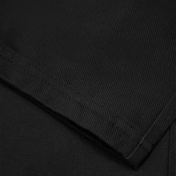 Man Casual Trousers Cotton Canvas Cargo Pants - Black