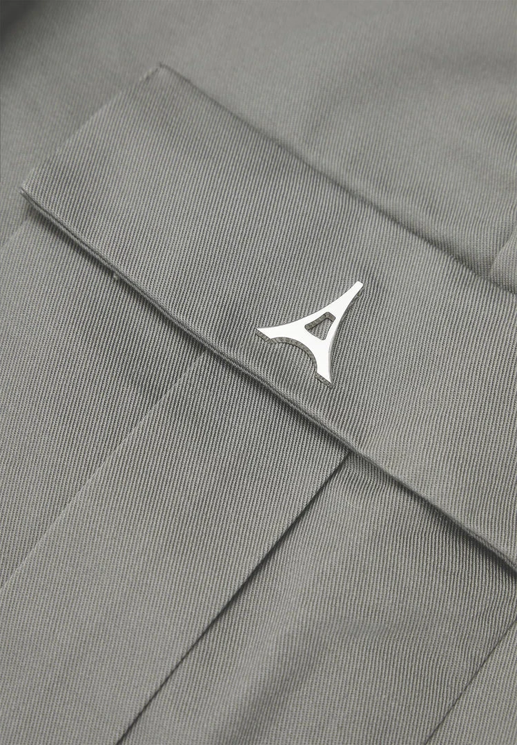 Man Casual Trousers Cotton Canvas Cargo Pants - Olive Green