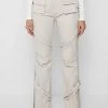 Woman Trousers CARGO PANTS & JOGGERS Carpenter Cargo Trousers - Beige