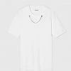 Man T-Shirts Chain Detail T-Shirt - White