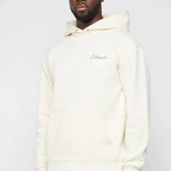 Man Hoodies Limited Edition Colossal Hoodie - Cream