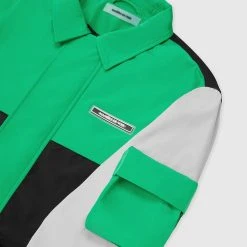 Man Jackets Nylon Harrington Jacket - Green