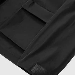 Man Jackets Nylon Harrington Jacket - Black