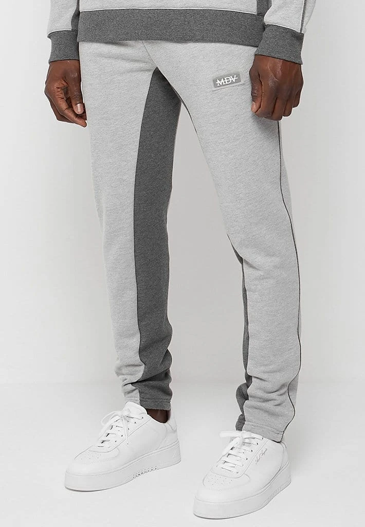Man Tracksuit Bottoms TRACKSUITS Contrast Panel Tracksuit Bottoms - Grey