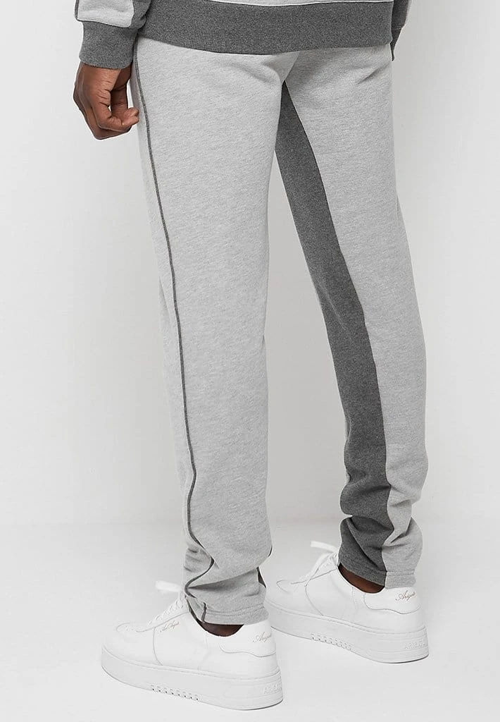 Man Tracksuit Bottoms TRACKSUITS Contrast Panel Tracksuit Bottoms - Grey
