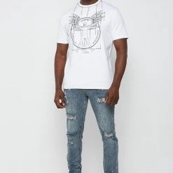Man T-Shirts T-SHIRTS & TOPS Da Vinci T-Shirt - White