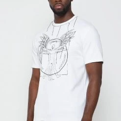 Man T-Shirts T-SHIRTS & TOPS Da Vinci T-Shirt - White