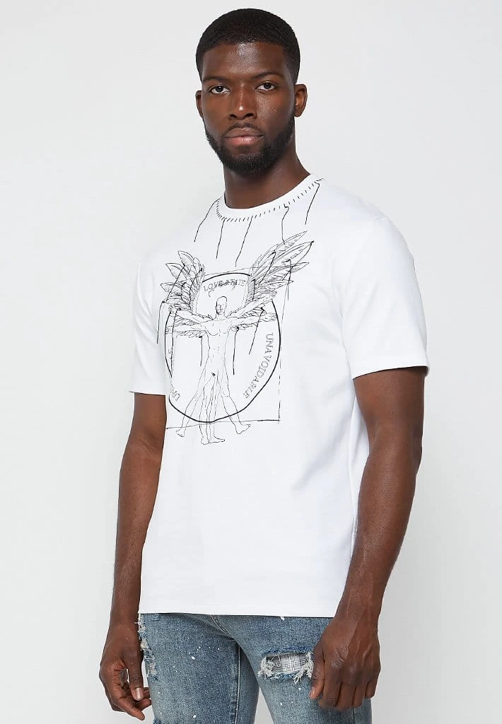Man T-Shirts T-SHIRTS & TOPS Da Vinci T-Shirt - White