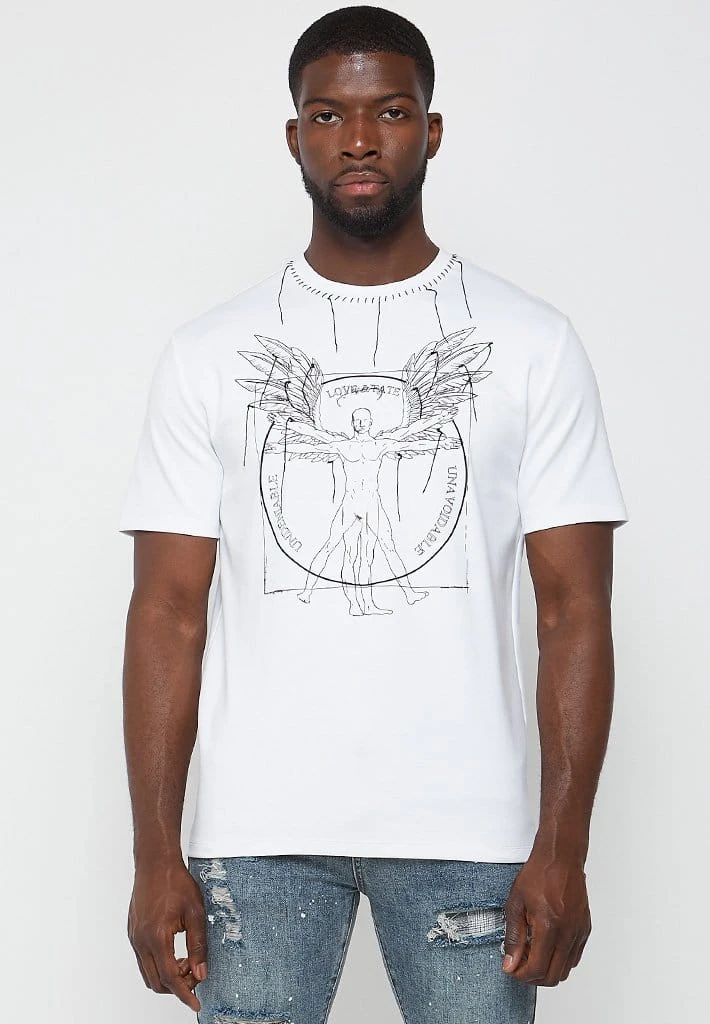 Man T-Shirts T-SHIRTS & TOPS Da Vinci T-Shirt - White