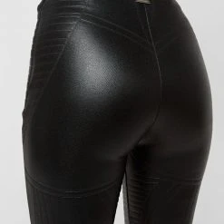 Woman Shorts Debossed Cycling Shorts - Black CO-ORDS