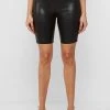 Woman Shorts Debossed Cycling Shorts - Black CO-ORDS