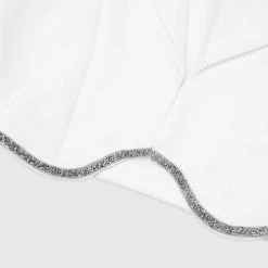 Woman Jackets Embellished Cropped Blazer - White CO-ORDS