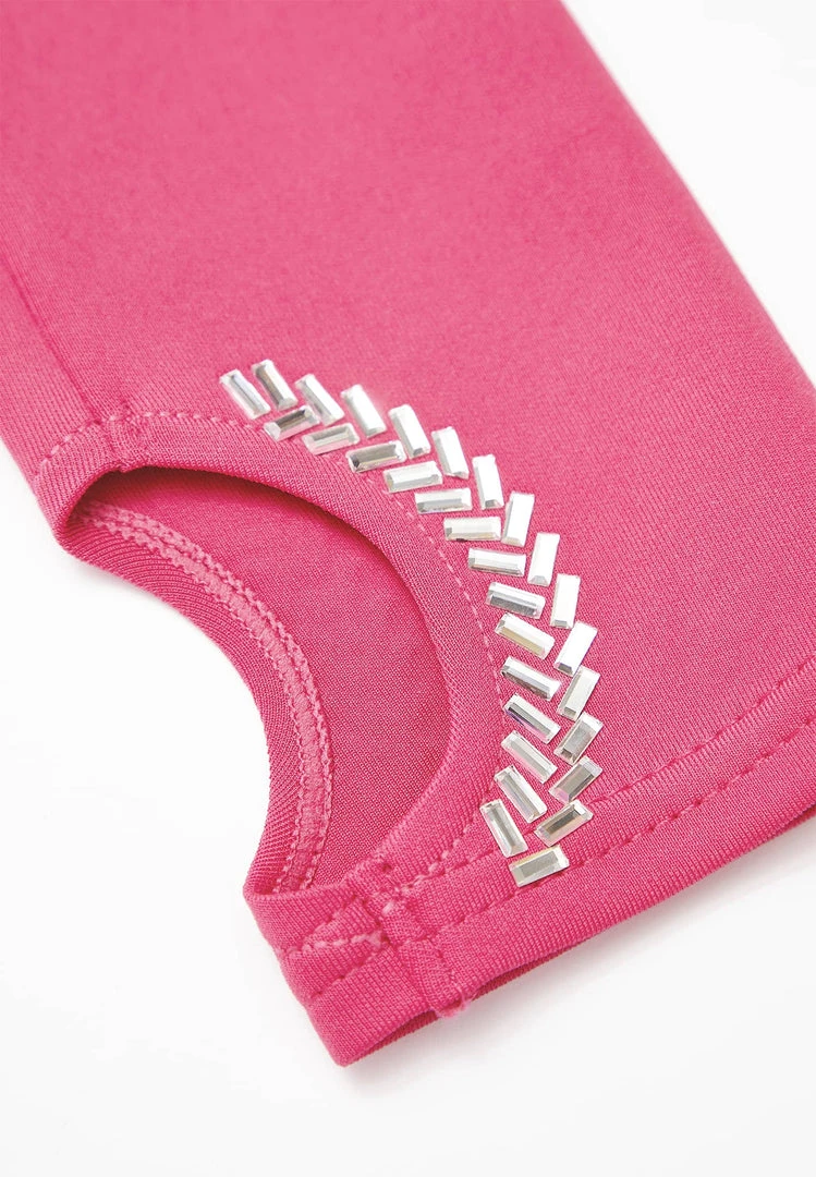 Woman Dresses Embellished Mini Dress With Sleeves - Pink