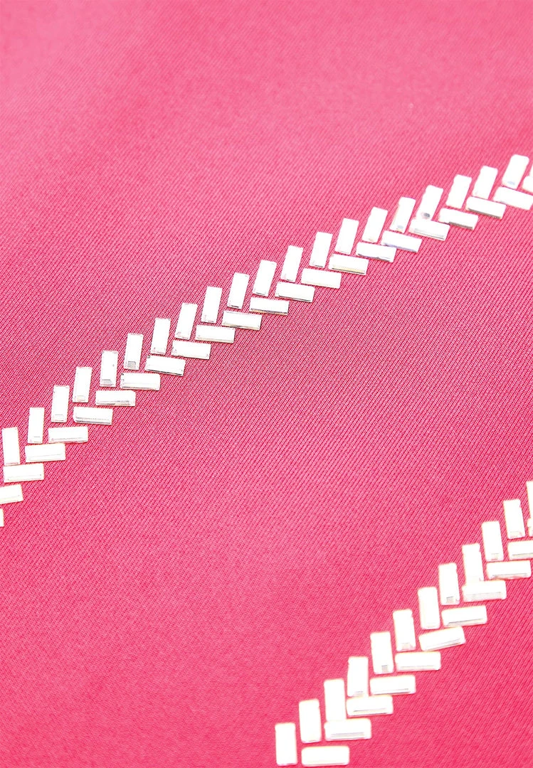 Woman Dresses Embellished Mini Dress With Sleeves - Pink