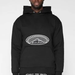 Man Hoodies Everest Hoodie - Black TRACKSUITS