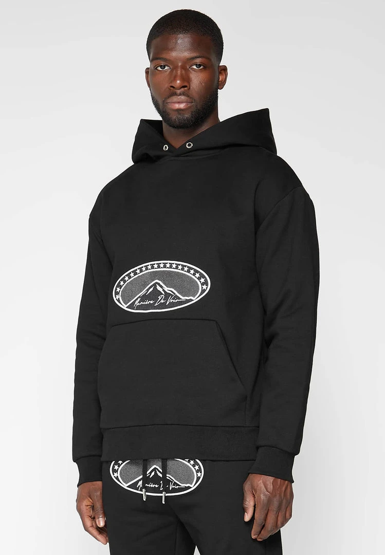 Man Hoodies Everest Hoodie - Black TRACKSUITS