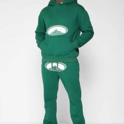 Man Hoodies Everest Hoodie - Green TRACKSUITS