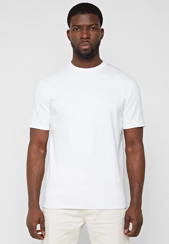 Man T-Shirts Flower Graphic T-Shirt - White