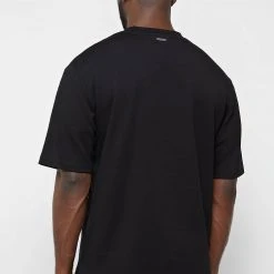 Man T-Shirts Forest Graphic T-Shirt - Black