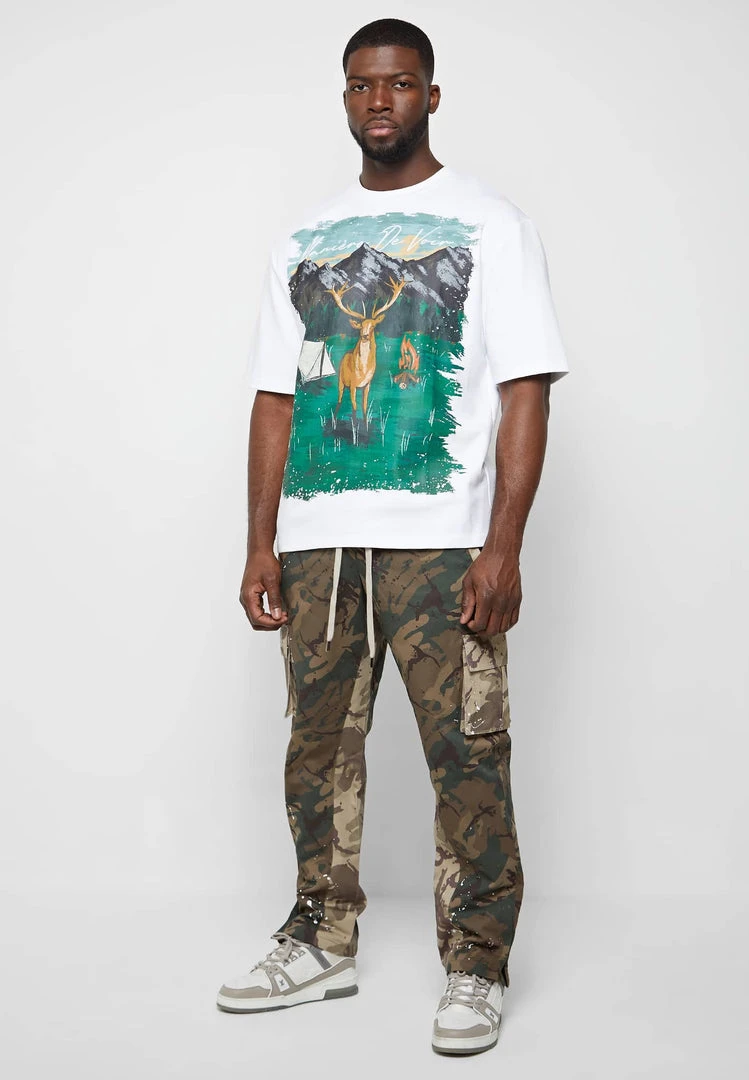 Man T-Shirts T-SHIRTS & TOPS Forest Graphic T-Shirt - White