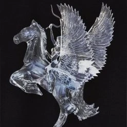 Man T-Shirts T-SHIRTS & TOPS Glass Winged Stallion T-Shirt - Black