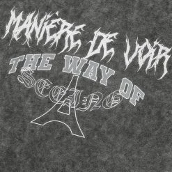 Man T-Shirts Gothic T-Shirt - Washed Black